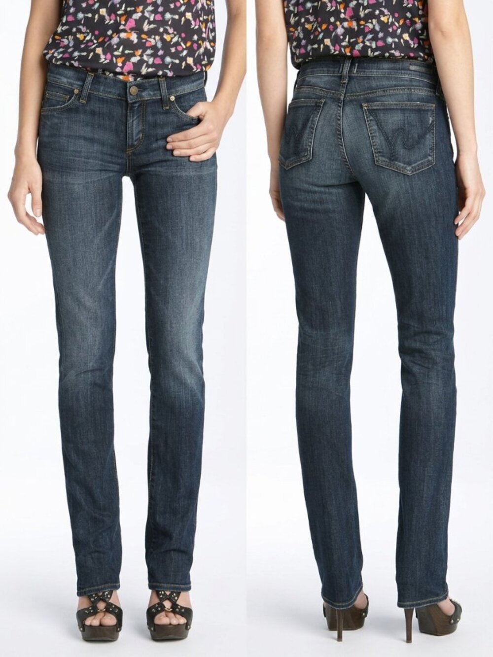 Citizens of Humanity Women’s Size 26 Elson Mid Rise Straight Leg Jeans